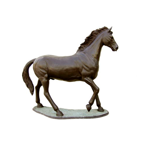 Cast Bronze Standing Horse Sculpture Metropolitan Galleries Bronze Statues and Fountains Wholesale