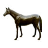 Bronze Large Standing Horse Sculpture Left