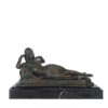 Bronze Cleopatra Sculpture on Marble Base