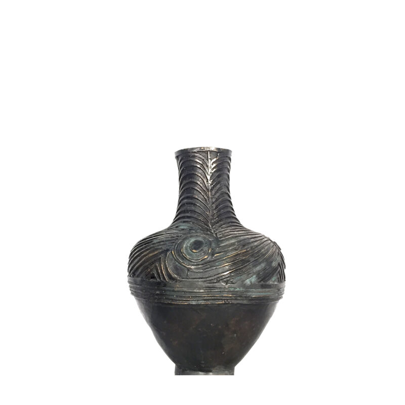 Metropolitan Galleries Cast Bronze Vase