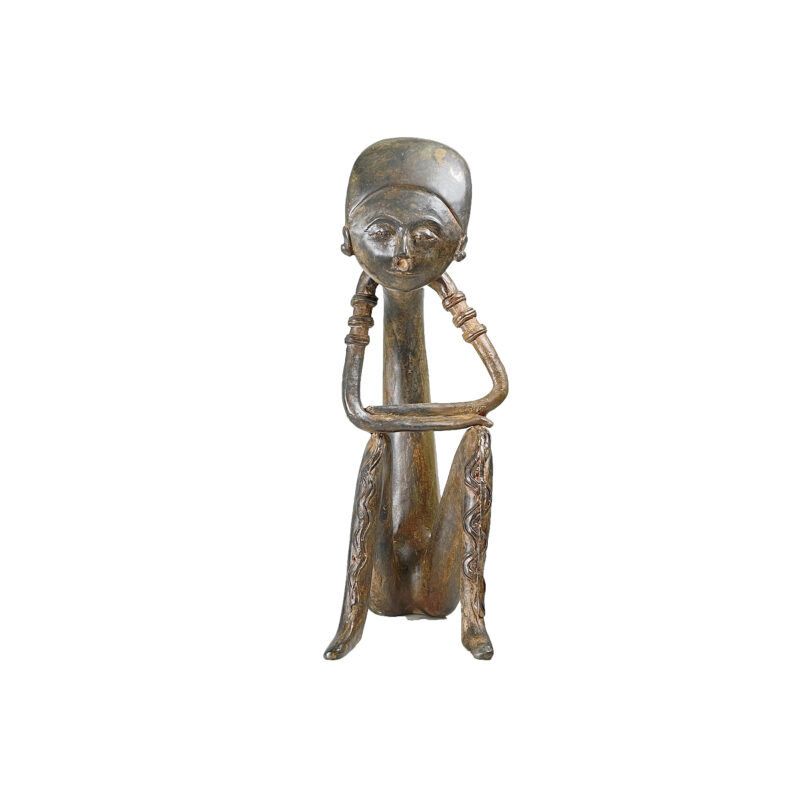 SRBC65010 Bronze Medicine Man Table-top Sculpture by Metropolitan Galleries Inc