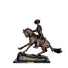 Bronze Remington ‘Cowboy’ Table-top Sculpture