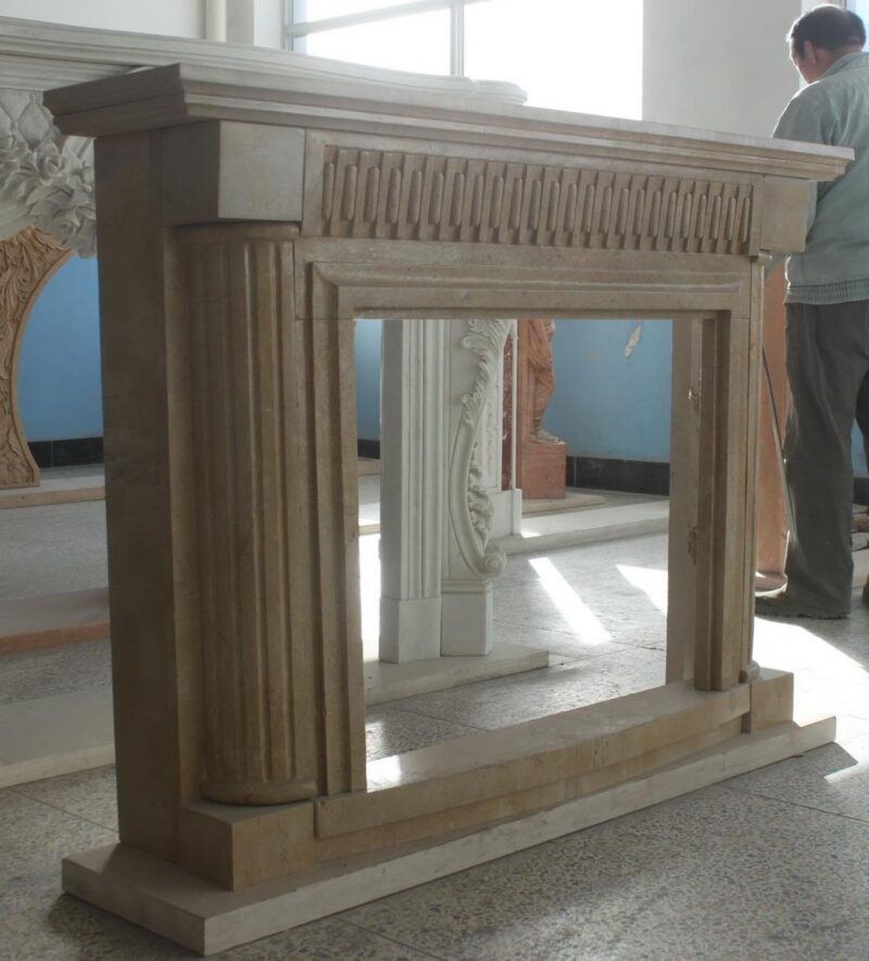 JBM86061 Modern Design Fire Place Mantle Metropolitan Galleries Inc.