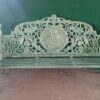Iron Bench with Floral Pattern