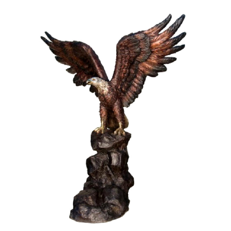 SRB055864 Bronze Eagle Sculpture Metropolitan Galleries Inc.