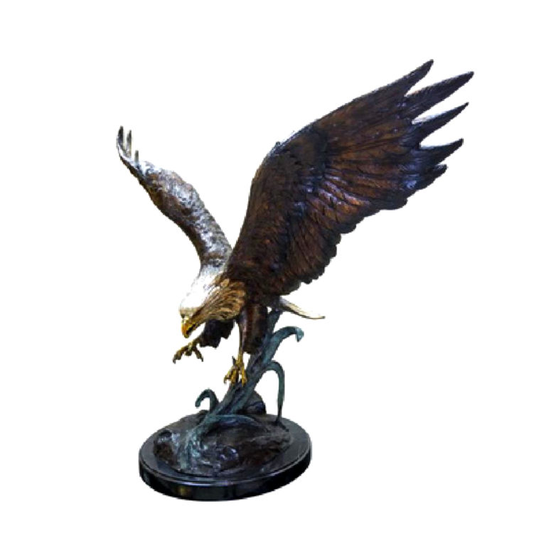 Bronze Eagle Sculpture Metropolitan Galleries Inc.