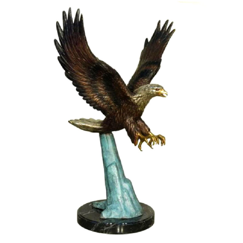 SRB057596 Bronze Eagle Sculpture Metropolitan Galleries Inc,