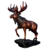 Bronze Moose Sculpture