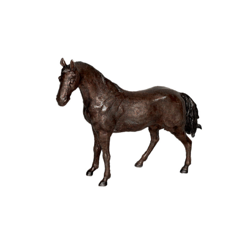 SRB10023-A Bronze Small Horse Sculpture by Metropolitan Galleries Inc