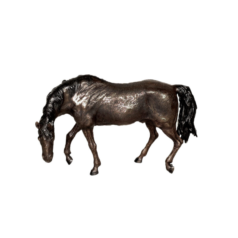 SRB10023-D Bronze Small Standing Horse Sculpture