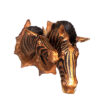 Bronze Zebra Head Sculpture