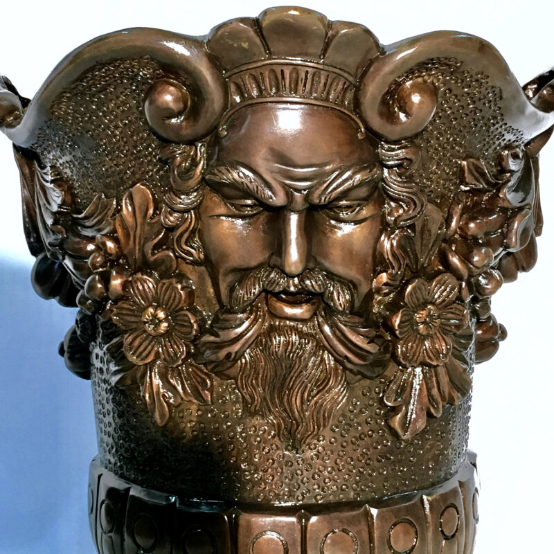 SRB20201 Bronze Zeus Urn Metropolitan Galleries Inc.
