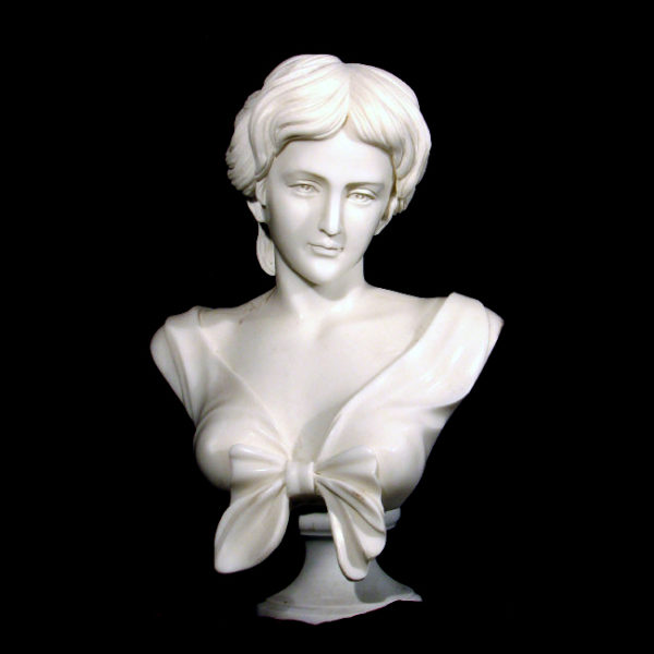 JBS306 Marble Female Bust Sculpture Metropolitan Galleries Inc.
