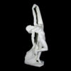 Marble Lady Dancer with Cloth Sculpture