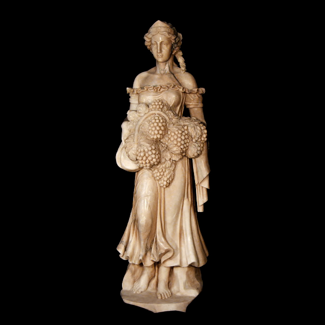 JBS342 Marble Summer Goddess Sculpture Metropolitan Galleries Inc.