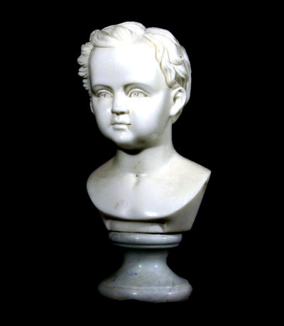 JBS504 Marble Youth Bust Sculpture Metropolitan Galleries Inc.