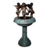 Bronze Cherub Musicians Fountain