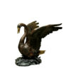Bronze Swan Fountain Sculpture