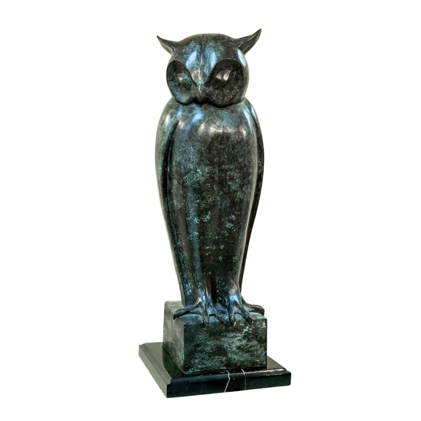 SRB094533 Bronze Owl Sculpture Metropolitan Galleries Inc.