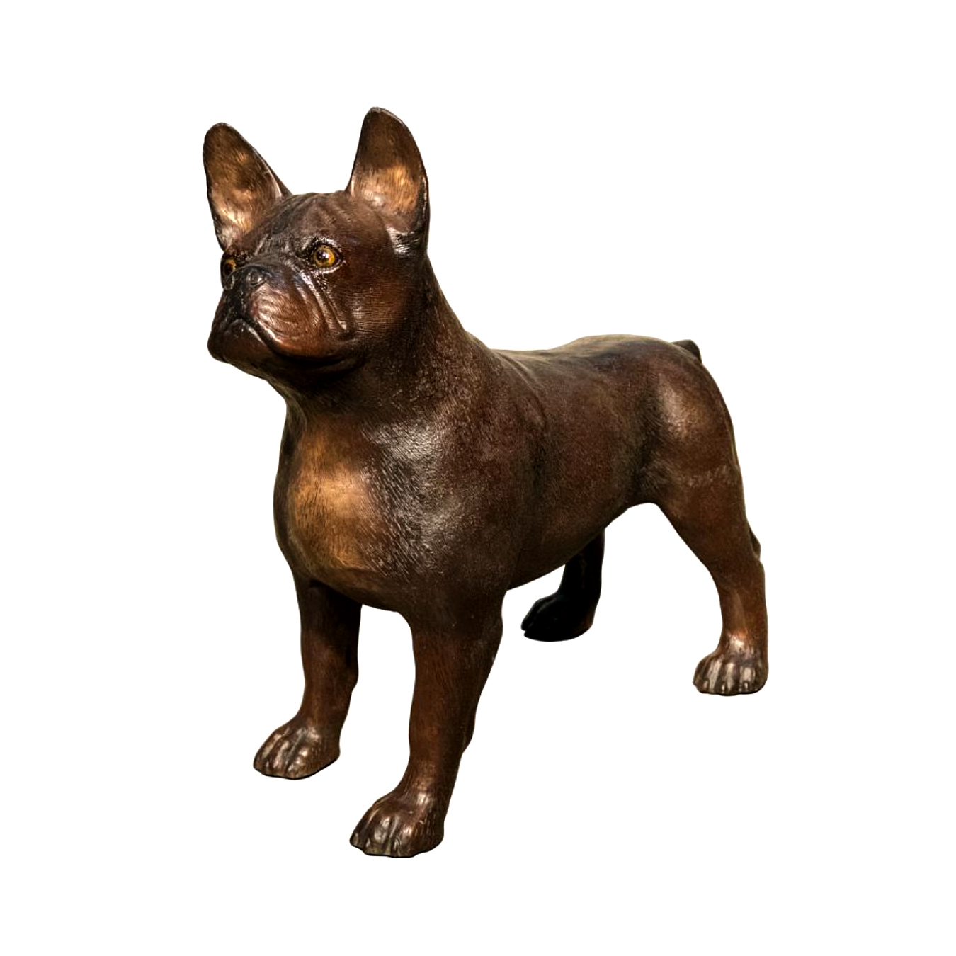 SRB094566 Bronze Dog Sculpture Metropolitan Galleries Inc.