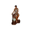 Bronze Sitting Woman with Jar Fountain Sculpture