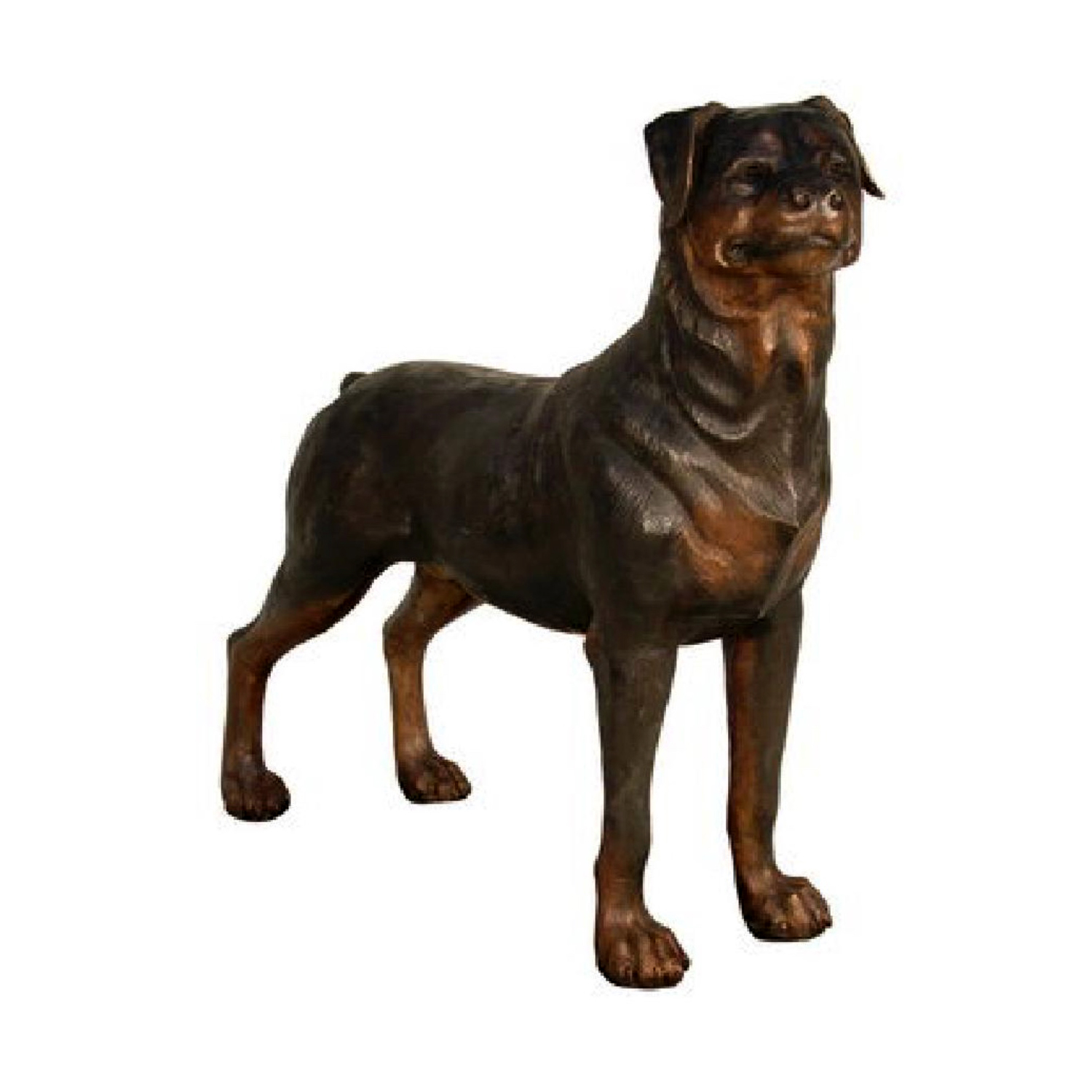SRB050317 Bronze Dog Sculpture Metropolitan Galleries Inc.