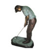 Bronze Male Golfer Sculpture