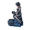 Bronze Lady with Vase Fountain Sculpture