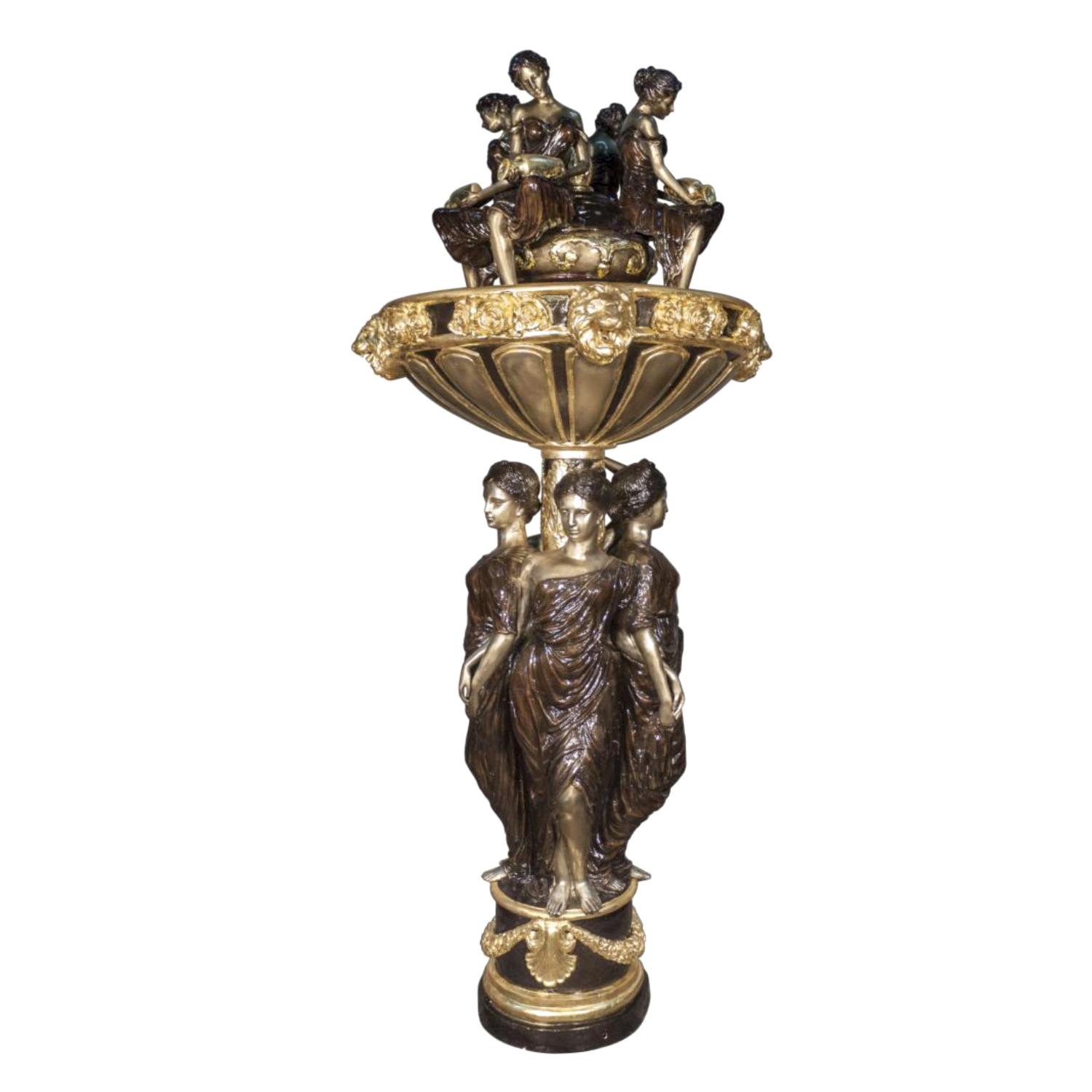 SRB047036 Bronze Elegant Lady Fountain Metropolitan Galleries Inc.