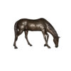 Bronze Grazing Horse Sculpture