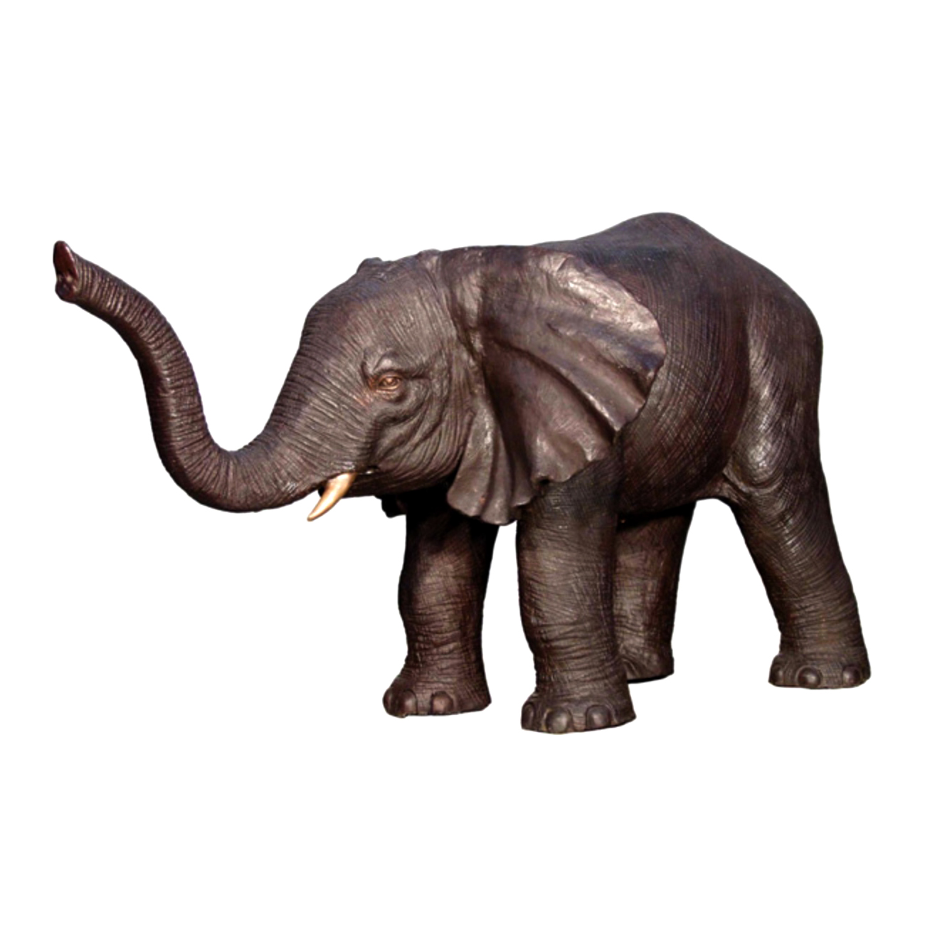 SRB028795 Bronze Medium Elephant Sculpture Metropolitan Galleries Inc.