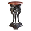 Bronze Winged Bird Table & Marble Surface