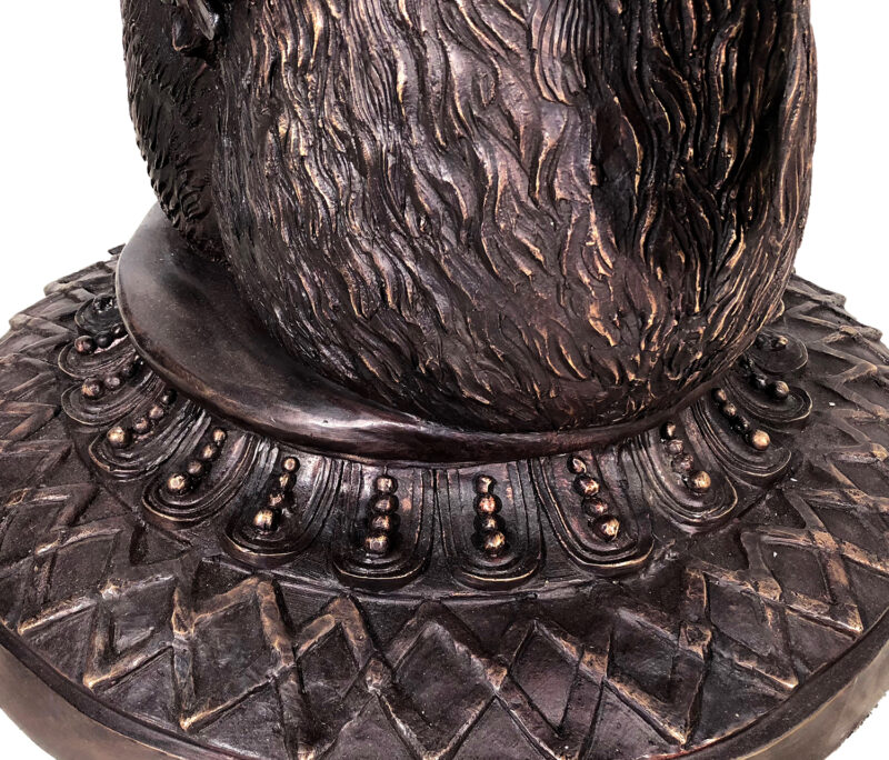 SRB10105 Bronze Deer Antler Urn 5 Metropolitan Galleries Inc.