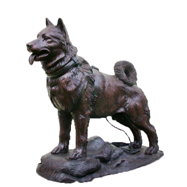 SRB47067 Bronze Balto Dog Sculpture Metropolitan Galleries Inc.