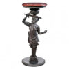 Bronze Warrior with Sword Table Base + Marble