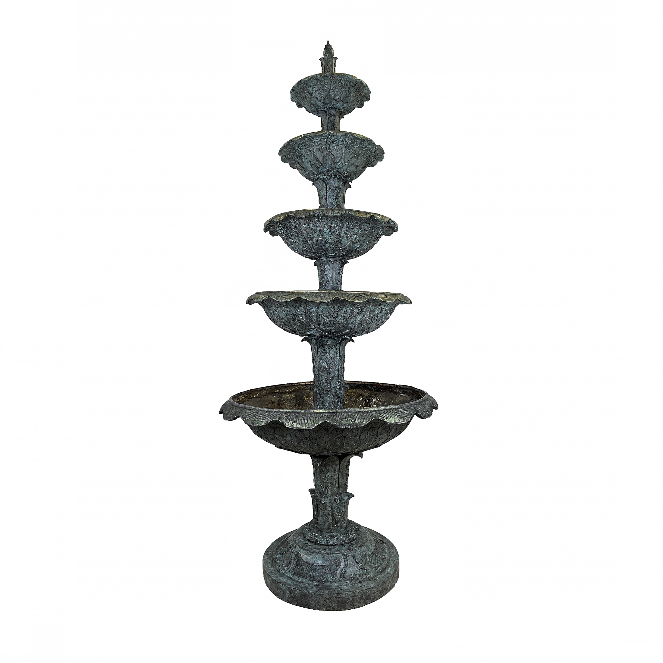SRB703834 Bronze Five Tier Fountain by Metropolitan Galleries Inc