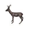 Bronze Young Deer Sculpture