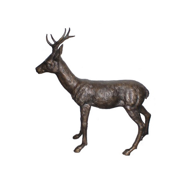 SRB706090 Bronze Young Deer Sculpture by Metropolitan Galleries Inc