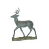 Bronze Deer in Stride Sculpture