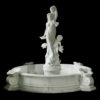 Marble Mother & Child Fountain with Basin