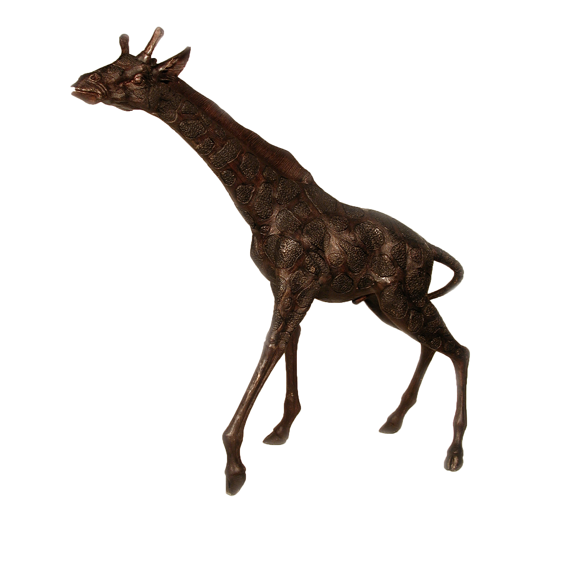 SRB055016 Bronze Giraffe Sculpture by Metropolitan Galleries Inc