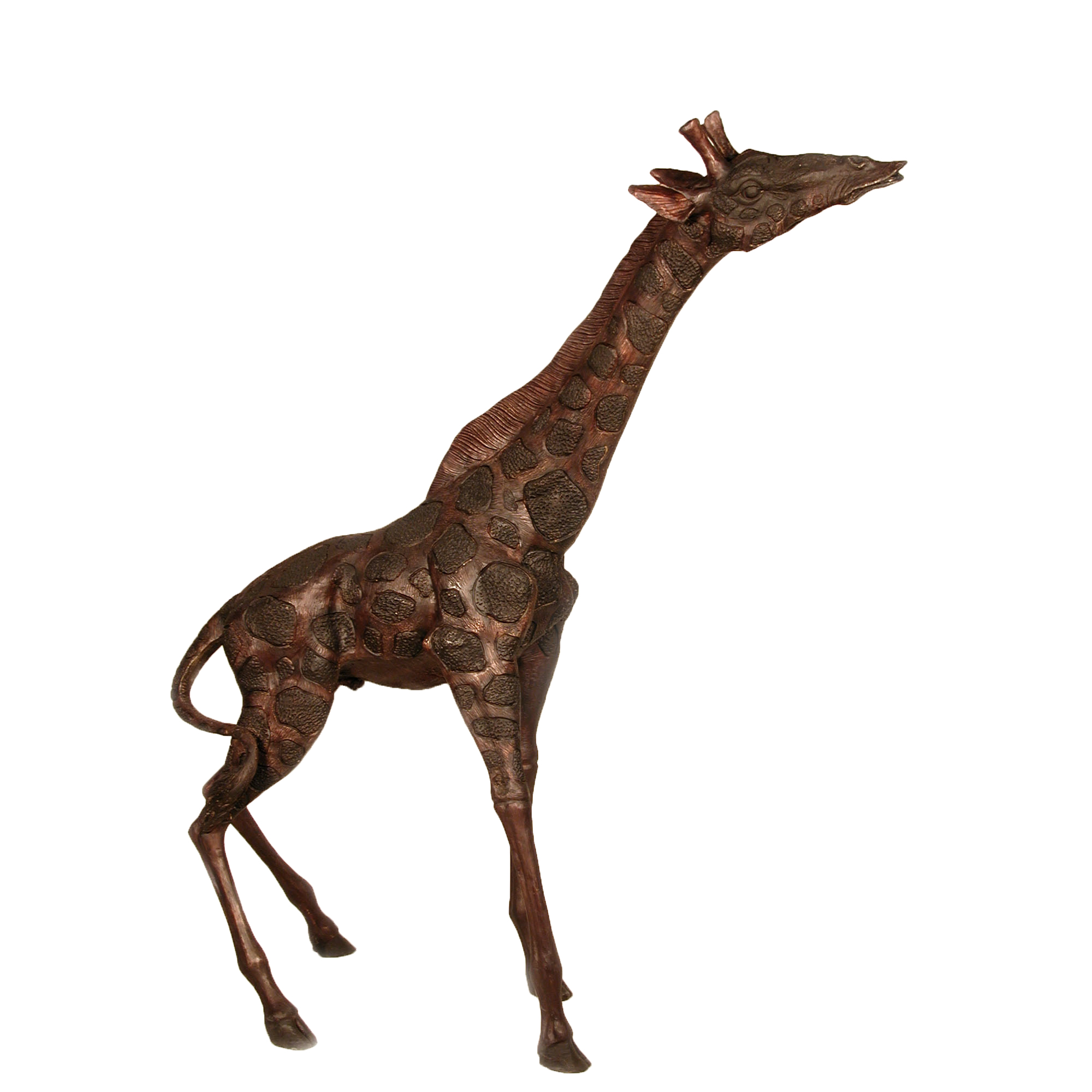 SRB055017 Bronze Giraffe Sculpture by Metropolitan Galleries Inc