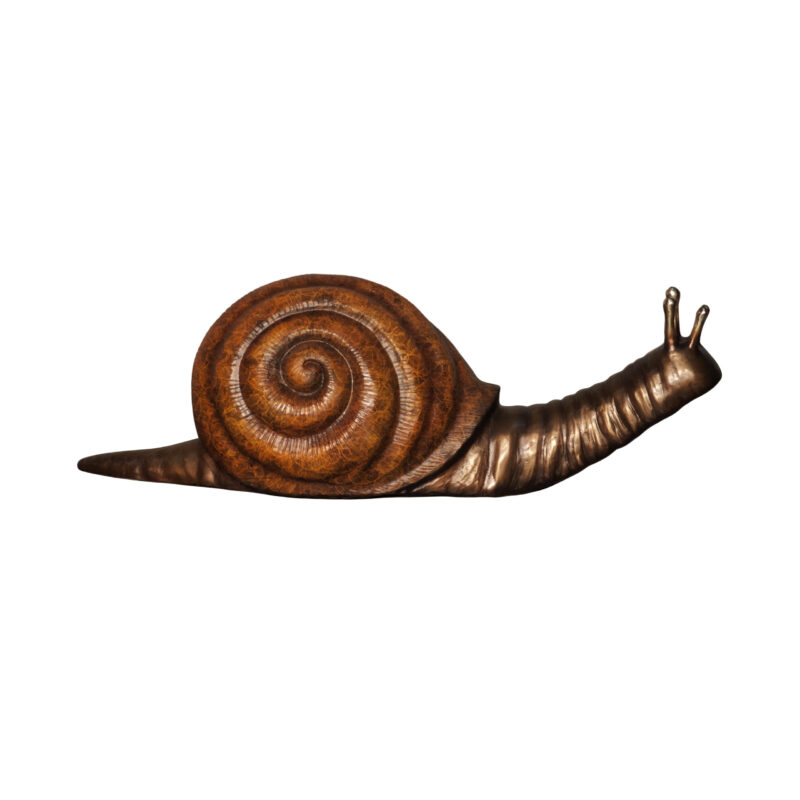 SRB058766C Bronze Snail Sculpture by Metropolitan Galleries Inc