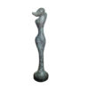 Bronze Abstract Lady Sculpture