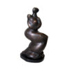 Bronze Abstract Motherhood Sculpture