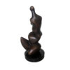 Bronze Abstract Pregnancy Sculpture