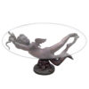Bronze Cupid Coffee Table Sculpture