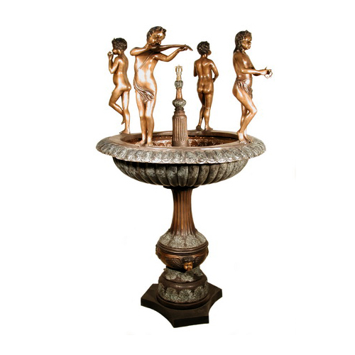SRB057175 Bronze Musical Children Fountain by Metropolitan Galleries Inc