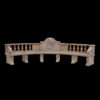 Marble Classical Bench with Reef Pattern