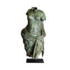 Bronze Female Torso Partial Artifact Sculpture